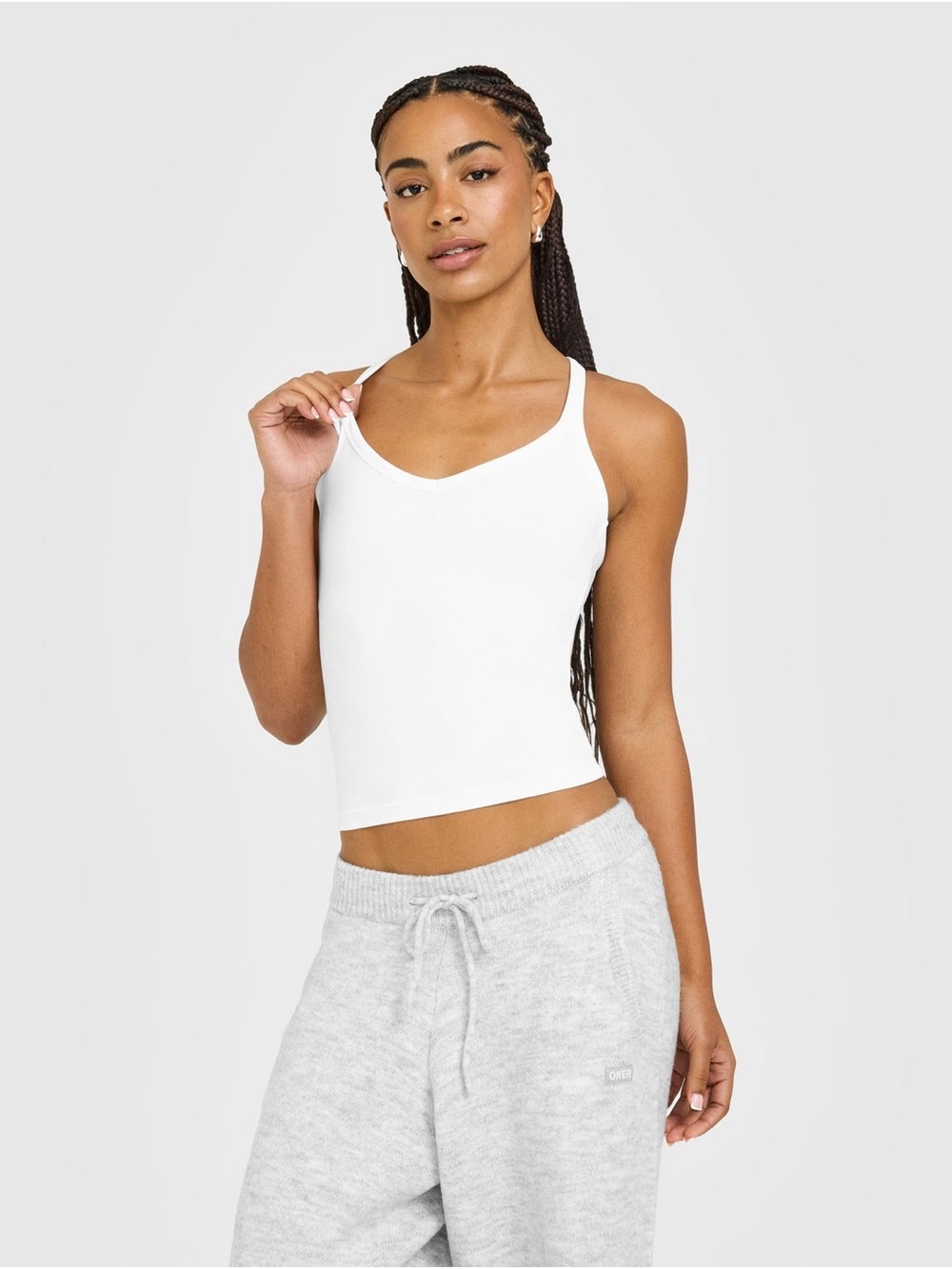 Oner Active COTTON RACER BACK FITTED TANK TOP